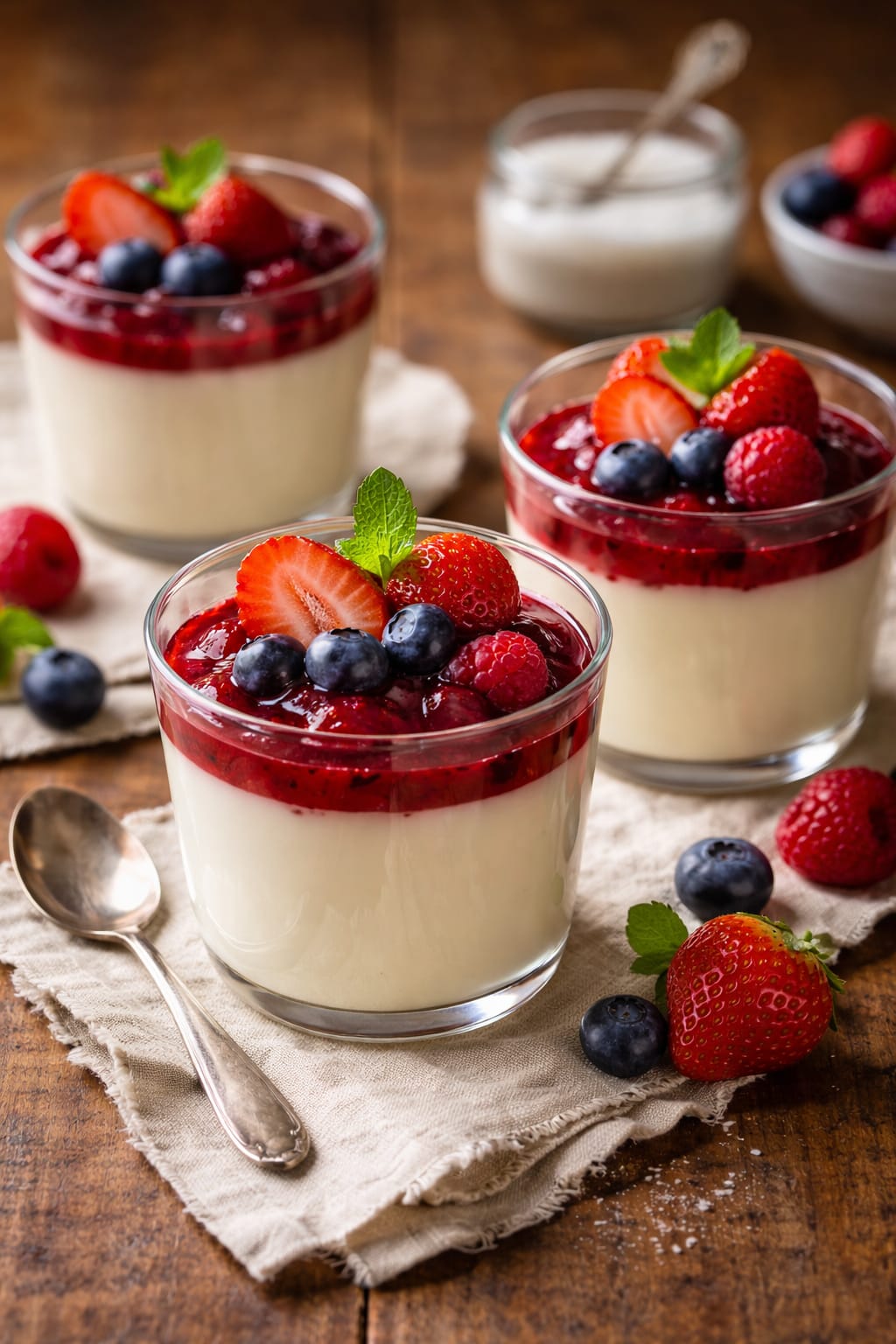 Berry Panna Cotta